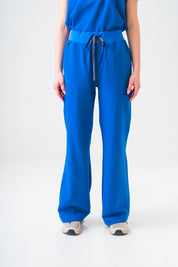 ACE Wide Leg Scrub Pants - Royal Blue