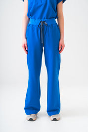 ACE Wide Leg Scrub Pants - Royal Blue