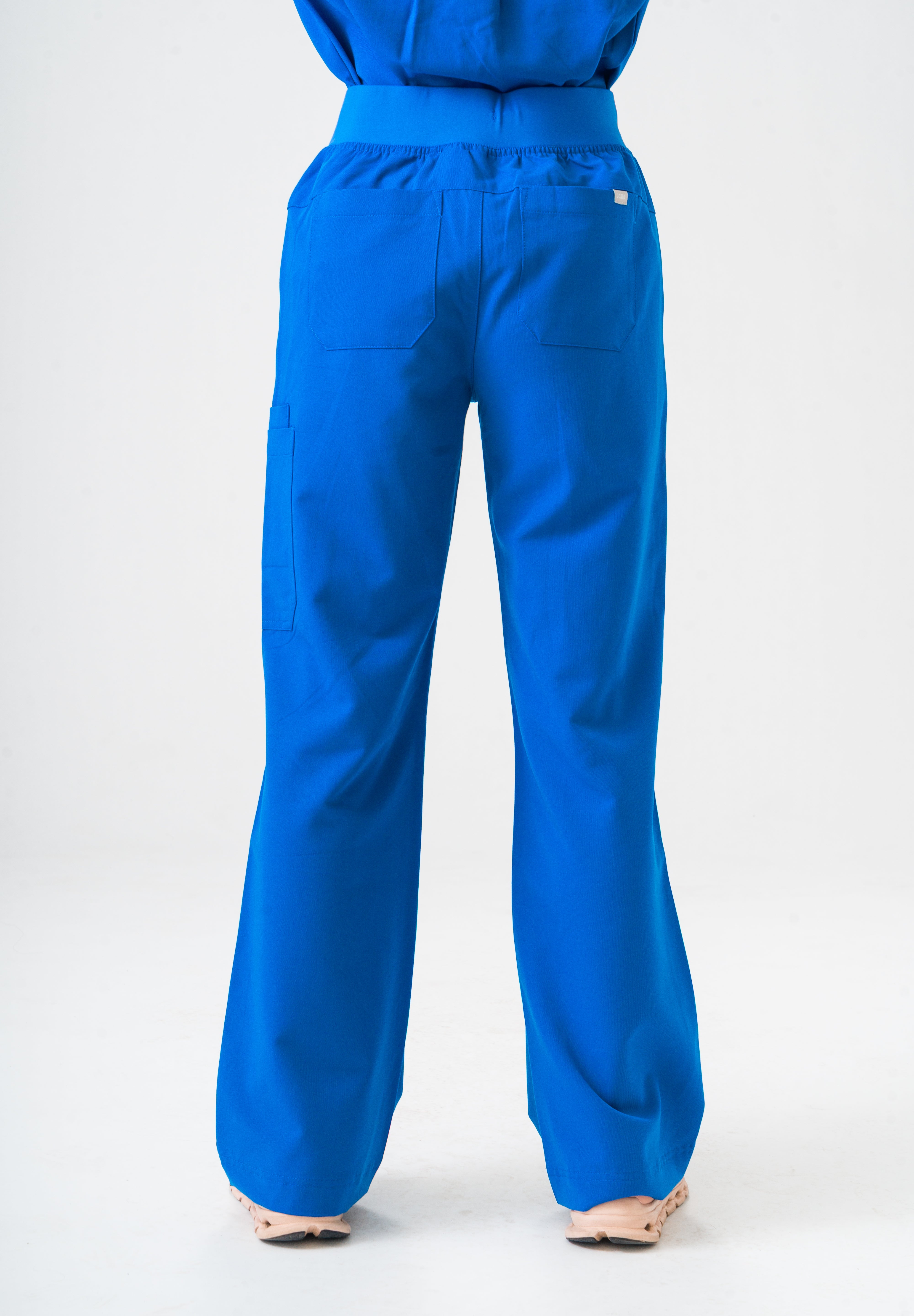 ACE Wide Leg Scrub Pants - Royal Blue