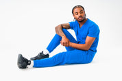 Kian Scrub Pants - Royal Blue