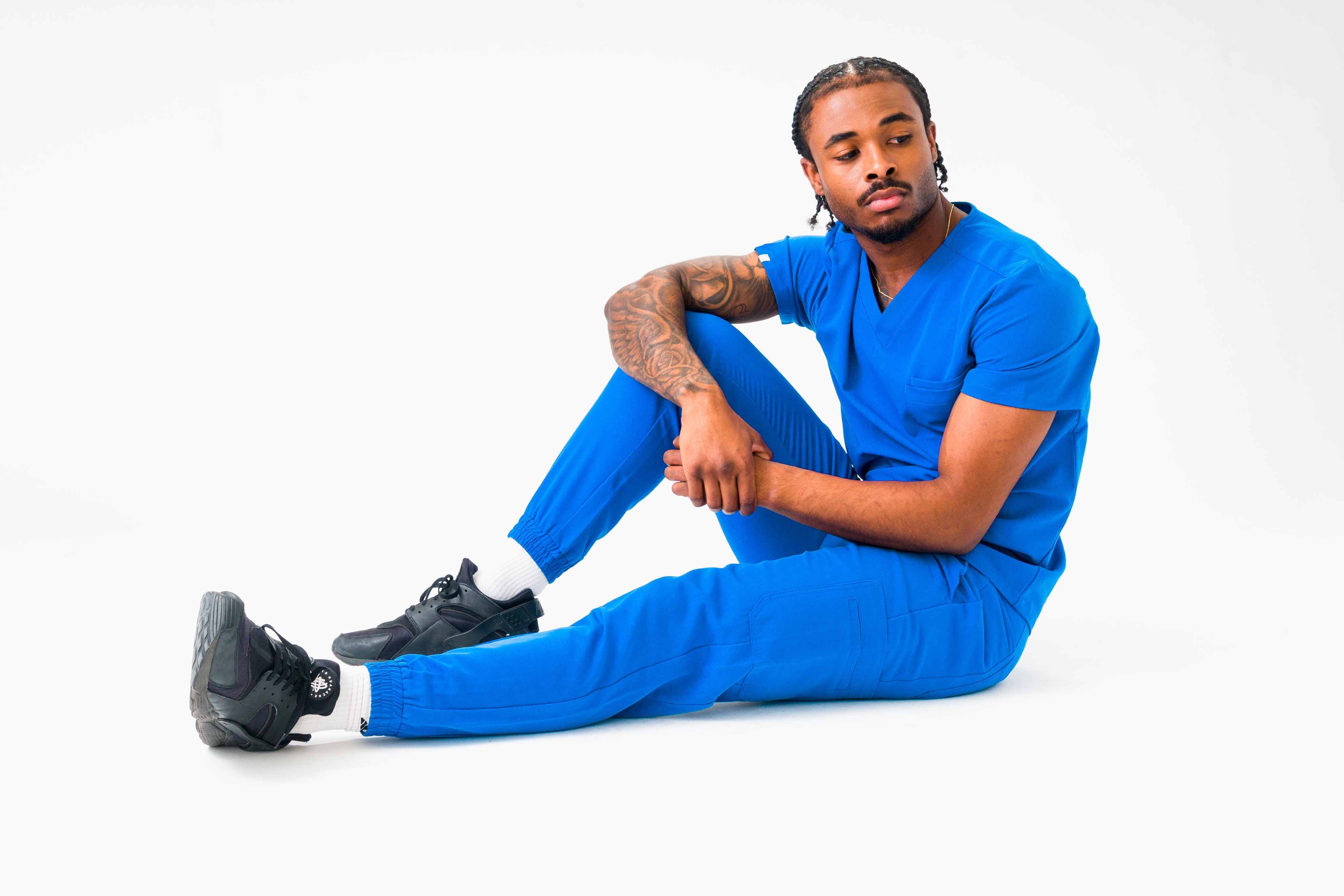 Kian Scrub Pants - Royal Blue