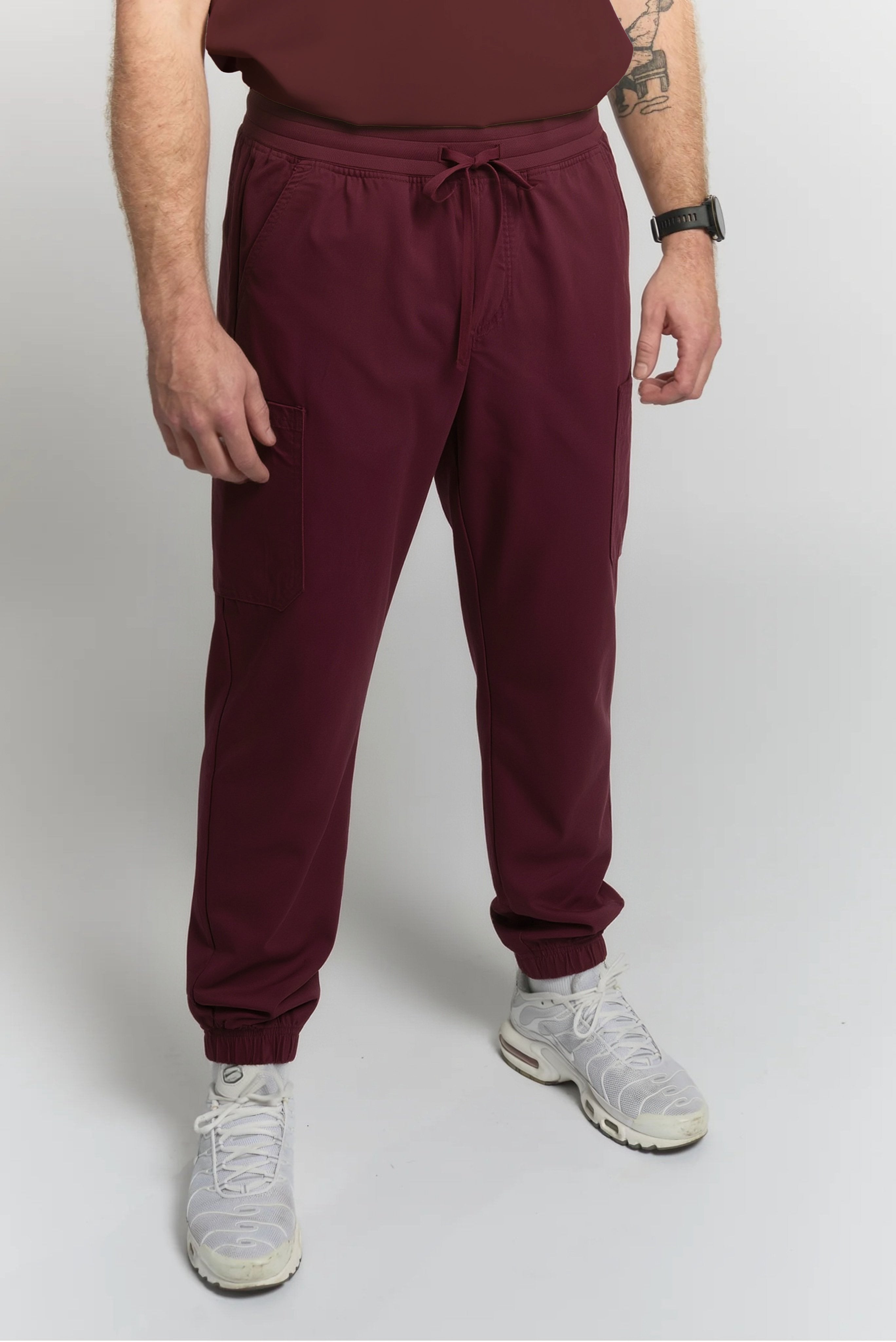 Jonas Straight Leg Scrub Burgundy