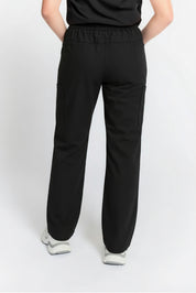 Mona Straight Leg Scrub Black