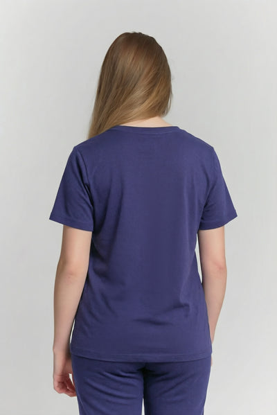 Rebecca Scrub Top Navy