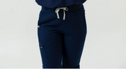 Elodia Jogger Scrub Pants - Navy