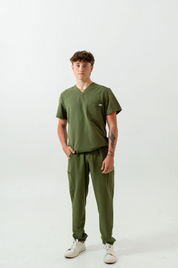 Kian Jogger Scrub Pants - Mossy Green