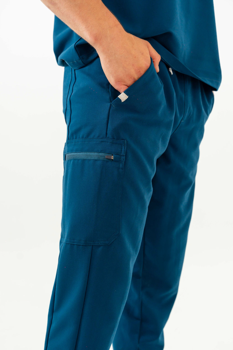 Kian Jogger Scrub Pants - Abyss Blue