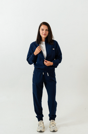 Thalia Scrub Jacket - Navy