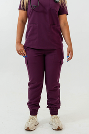 Lydia Jogger Scrub Pants - Royal Purple