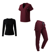 Victoria + Lydia (Burgundy)