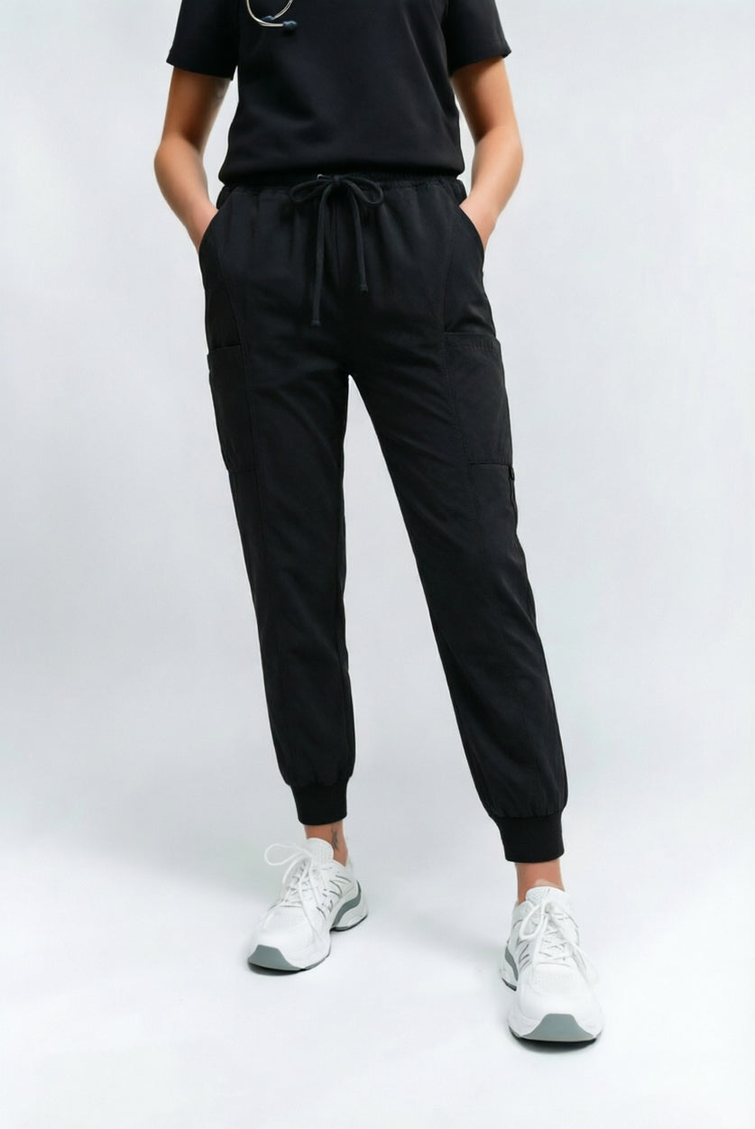 Virginia Straight Leg Scrub Black