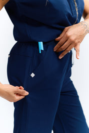 <span>Pantalon d'uniforme médical</span> ACE à jambes larges - Marine