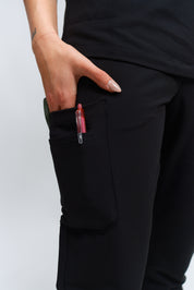 Pantalon d'uniforme médical Anastasia - Noir