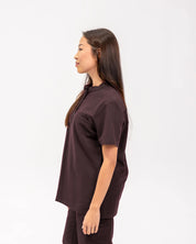 Gloria Scrub Top - Espresso