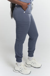 Anastasia Jogger Scrub Pants - Stormy Grey