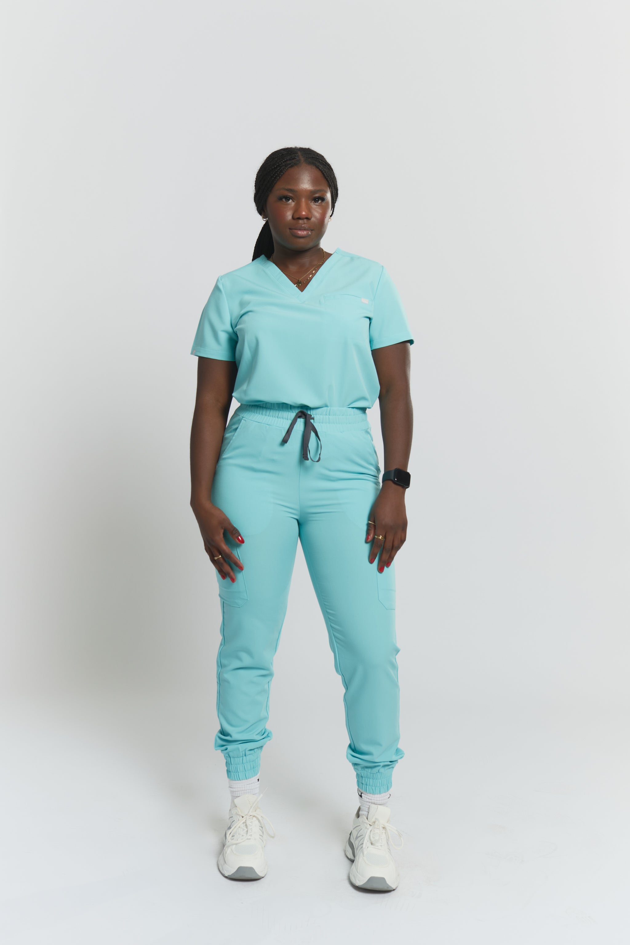 Anastasia Jogger Scrub Pants - Sky Blue