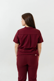 Pantalon d’uniforme médical coupe jogging Anastasia - Bourgogne