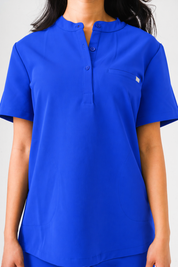 Gloria Scrub Top - Royal Blue
