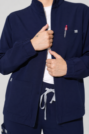 Thalia 2.0 Scrub Jacket - Navy
