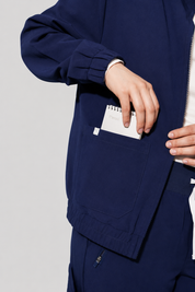 Thalia 2.0 Scrub Jacket - Navy
