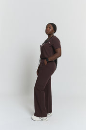 ACE Wide Leg Scrub Pants - Espresso