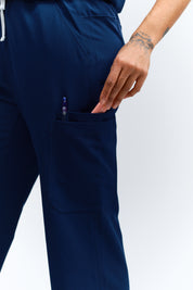 <span>Pantalon d'uniforme médical</span> ACE à jambes larges - Marine