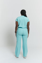 ACE Wide Leg Scrub Pants - Sky Blue