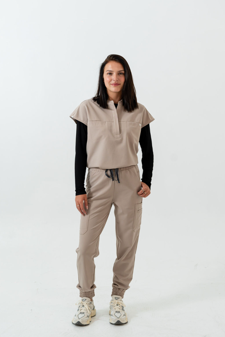 <span>Pantalon d'uniforme médical </span>Anastasia - Grès