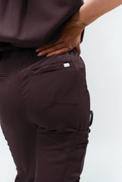 Anastasia Jogger Scrub Pants - Espresso