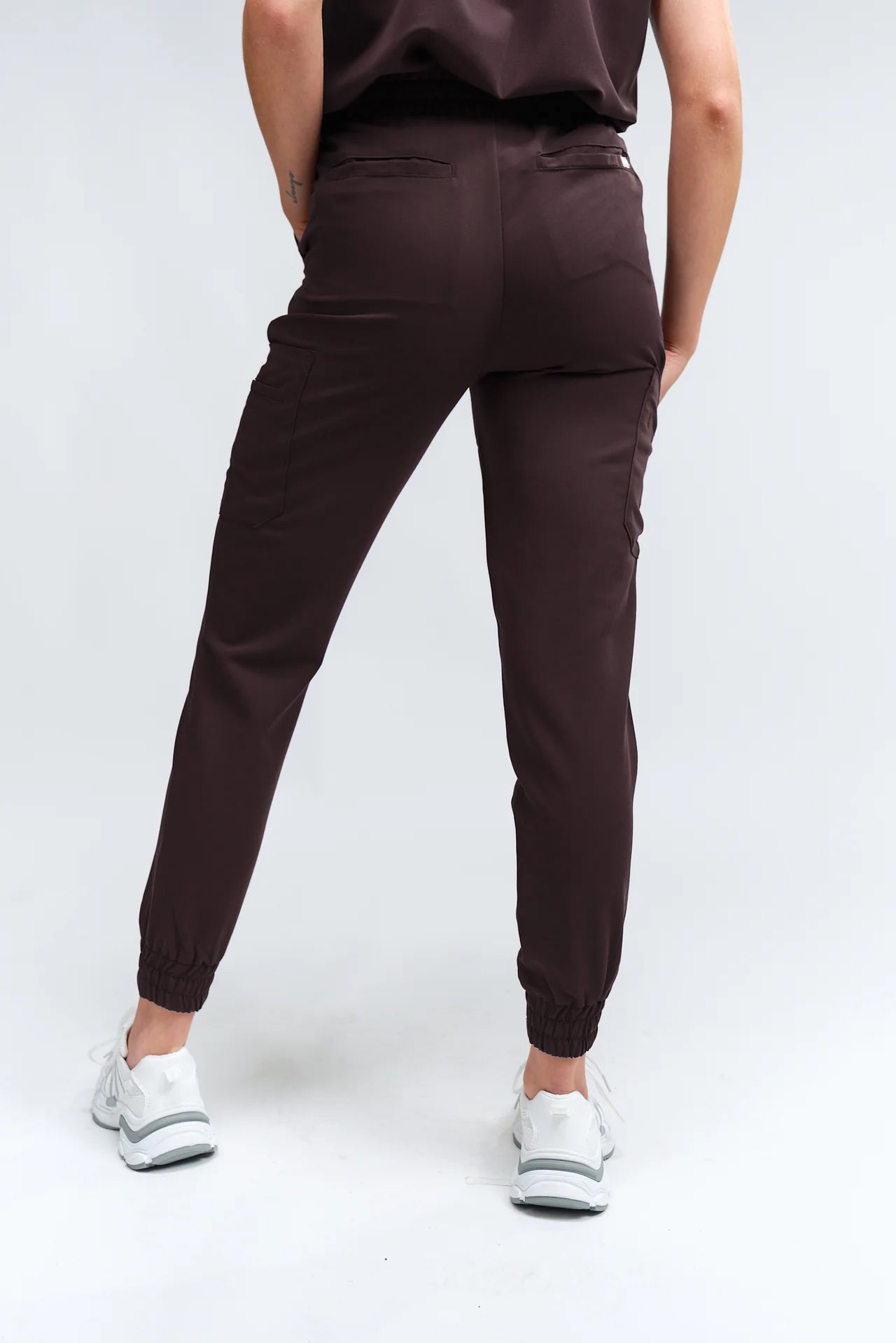 Anastasia Jogger Scrub Pants - Espresso