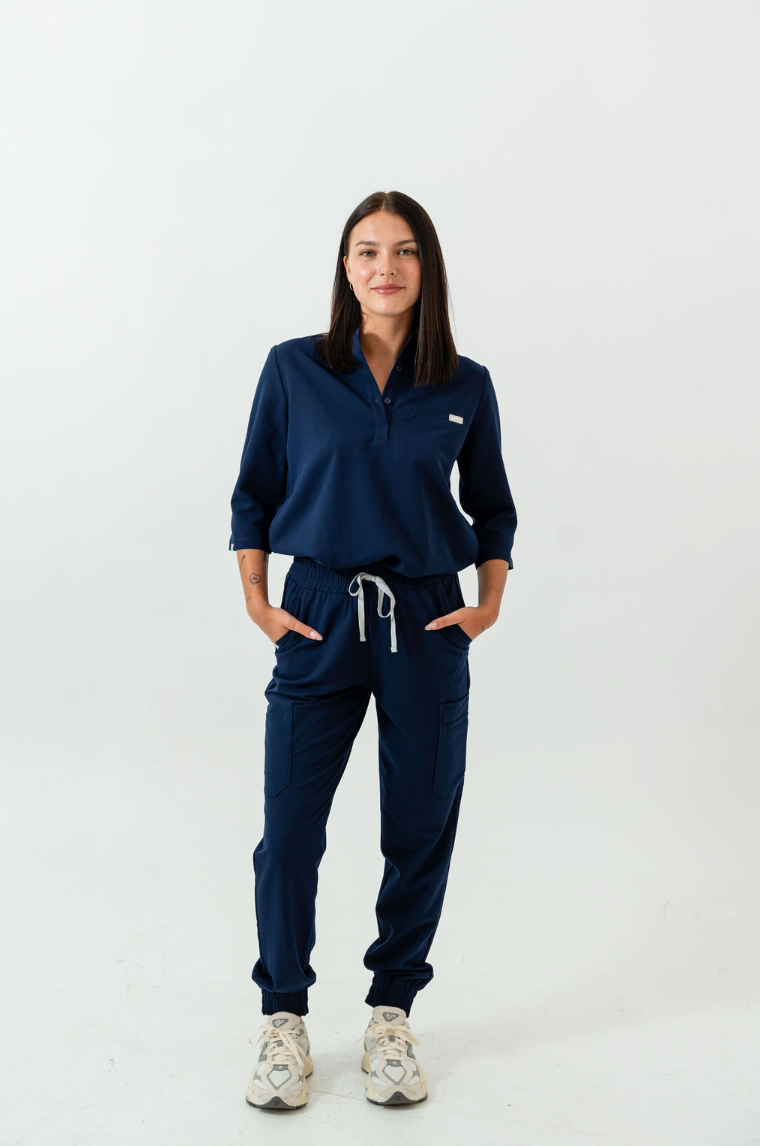 Pantalon d’uniforme médical Anastasia - Marine