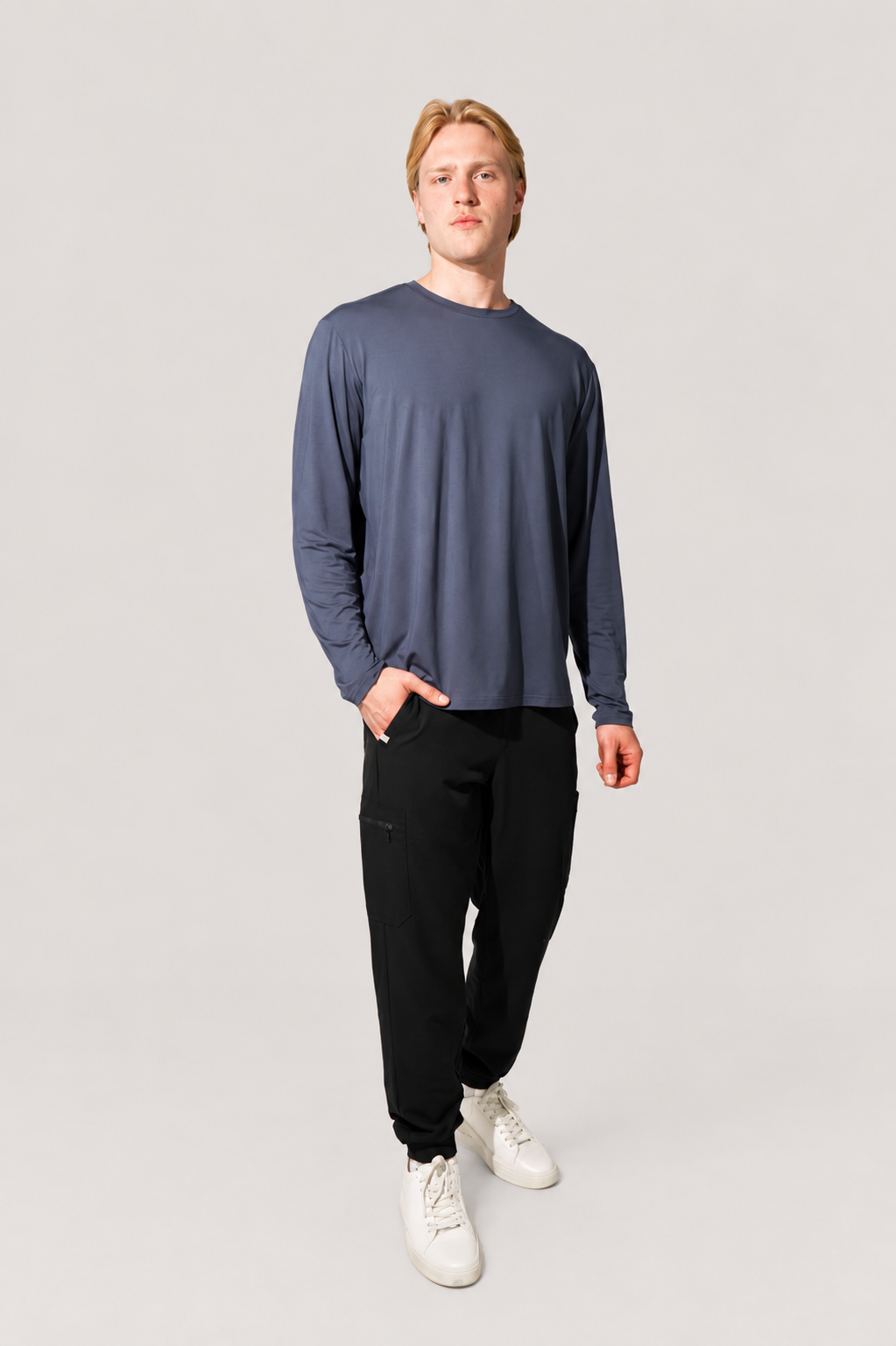 Sam Longsleeve Underscrub - Pewter