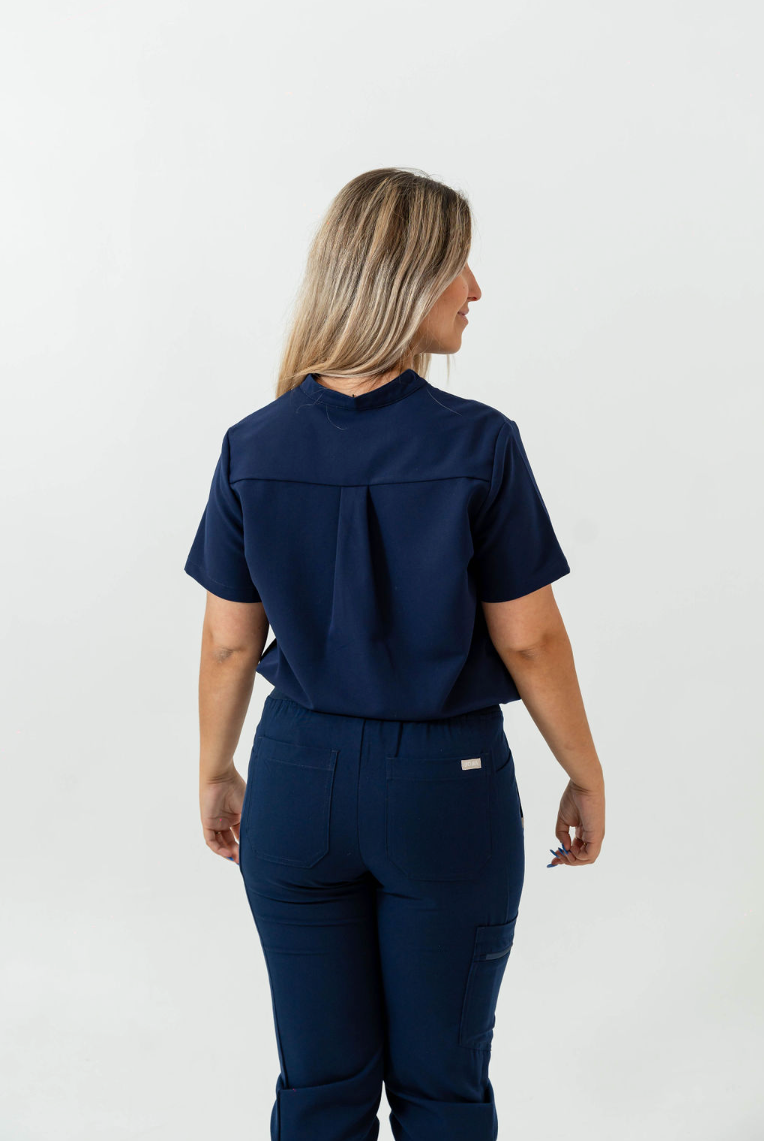 Pantalon d'uniforme médical Elodia - Marine