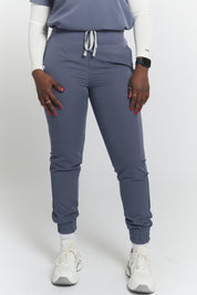Elodia Jogger Scrub Pants - Stormy Grey