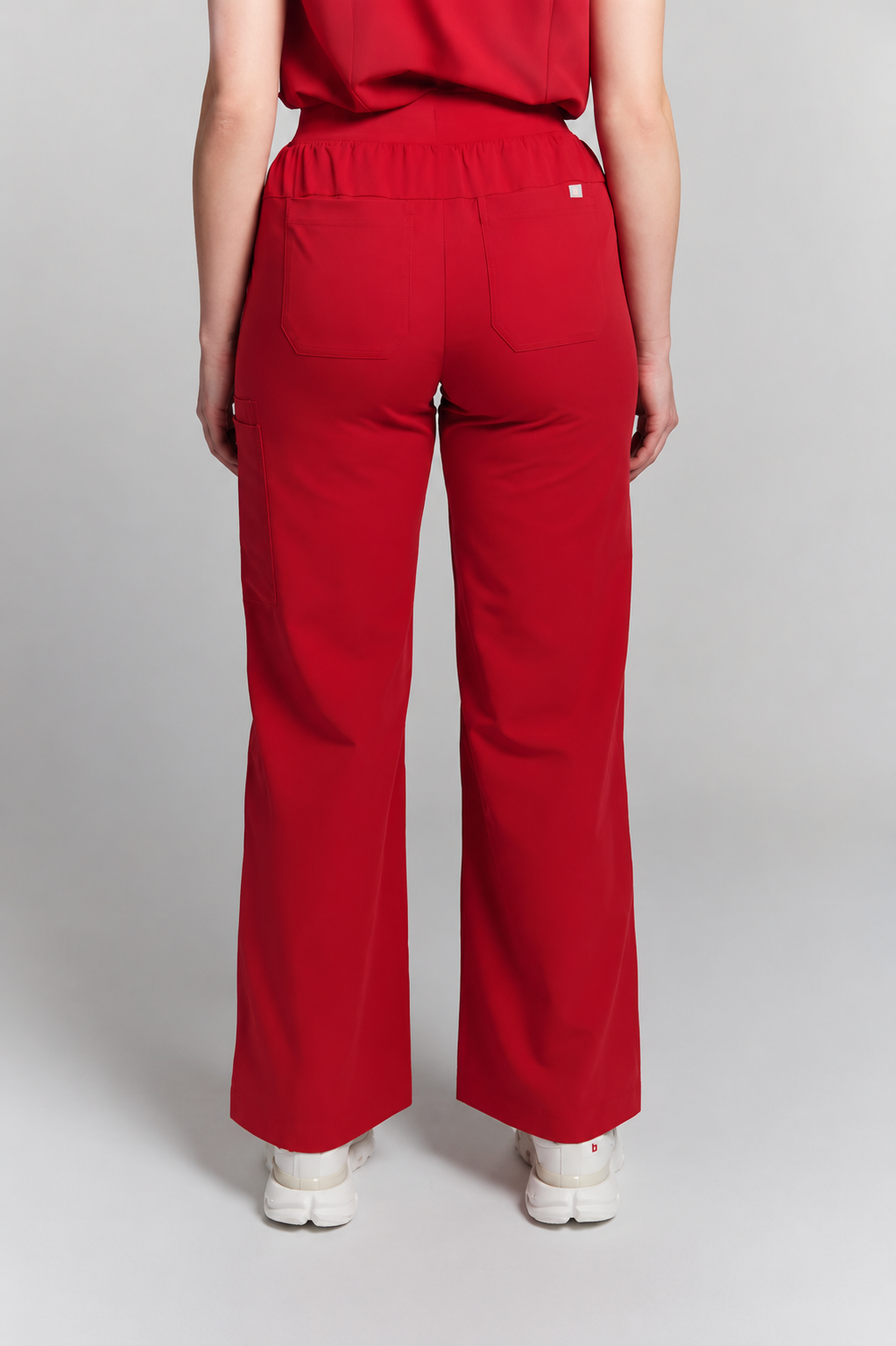 ACE Wide Leg Scrub Pants - Ruby Red – JOIIA
