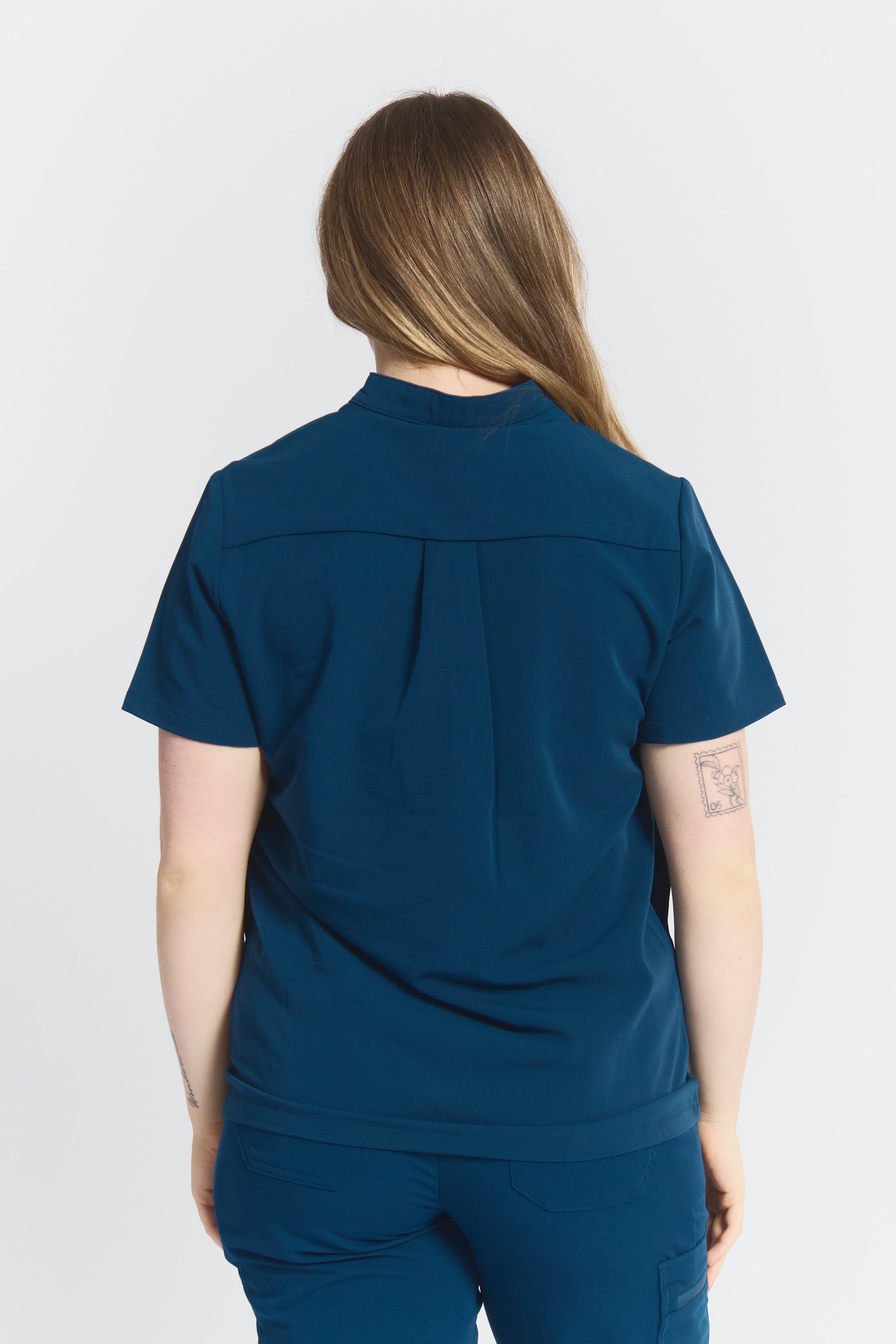 Gloria Scrub Top - Abyss Blue