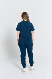Gloria Scrub Top - Abyss Blue
