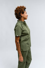 Gloria Hauts d'uniforme médical - Vert mousse
