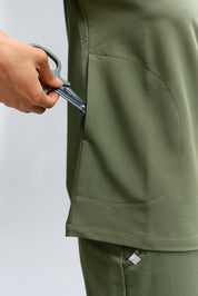 Gloria Hauts d'uniforme médical - Vert mousse