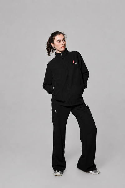 Katherine Scrub Jacket -Black