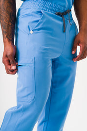 Kian Scrub Pants - Ceil Blue