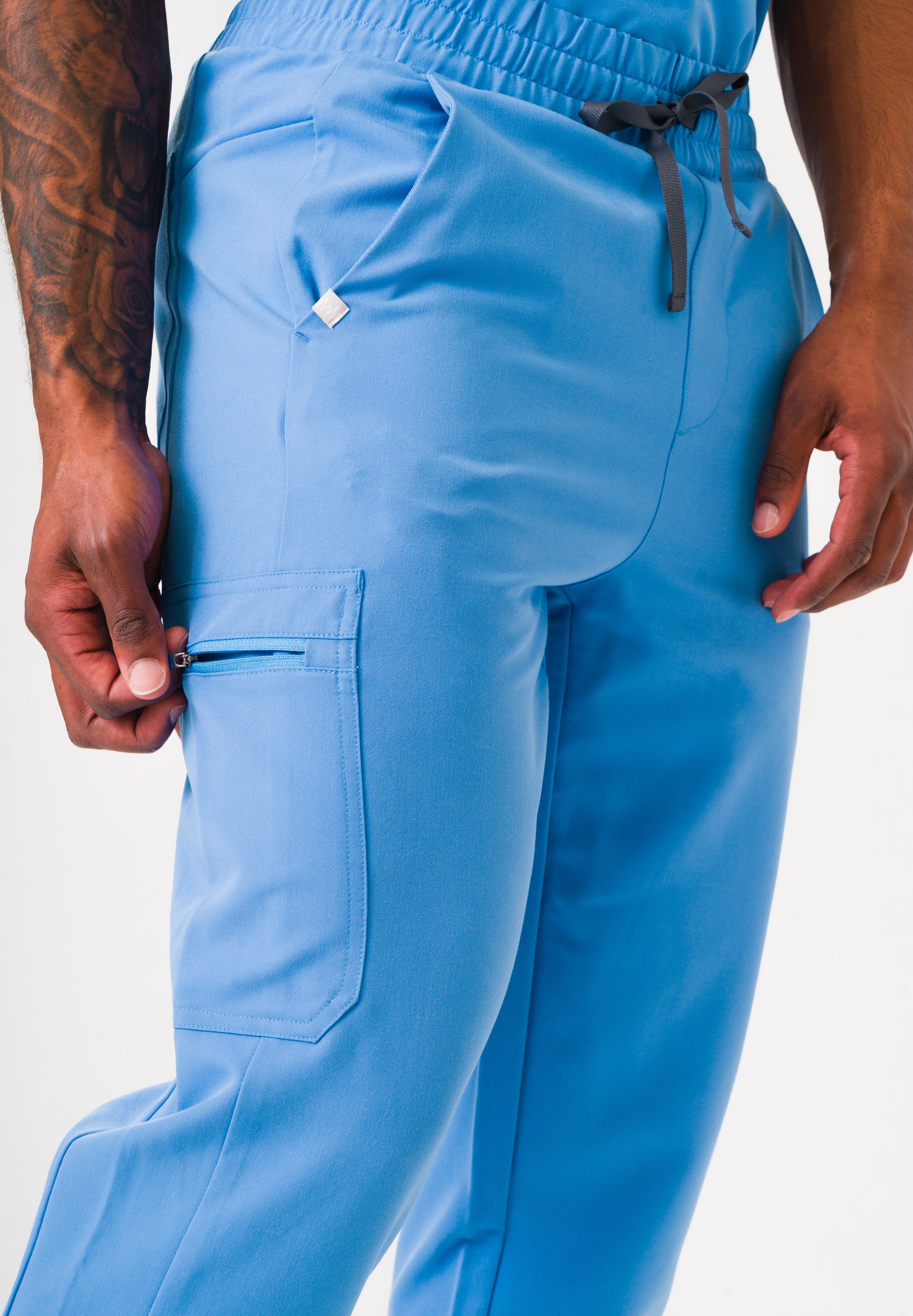 Kian Scrub Pants - Ceil Blue