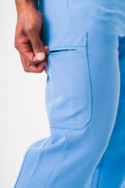 Kian Scrub Pants - Ceil Blue