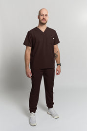 Liam Scrub Top - Espresso