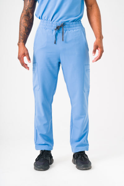 Pantalon de travail droit Luca - Bleu Céleste