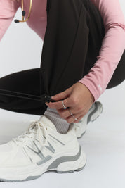 Lulu Straight Leg Scrub Pants - Black