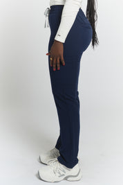 Lulu Straight Leg Scrub Pants - Navy
