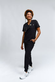 Pantalon d'uniforme médical Lydia - Noir