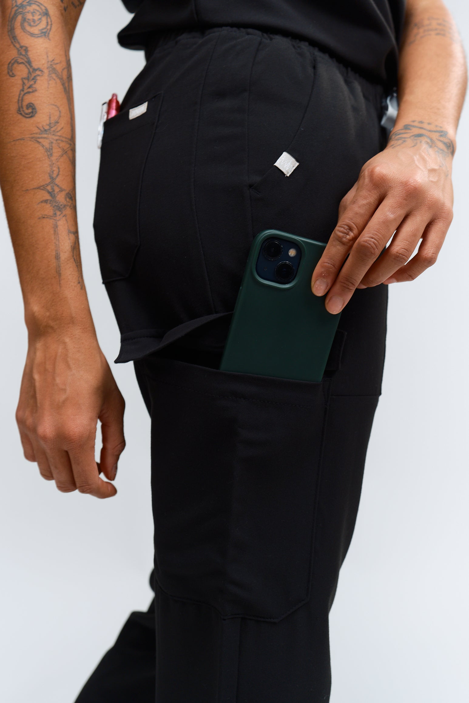 Pantalon d'uniforme médical Lydia - Noir