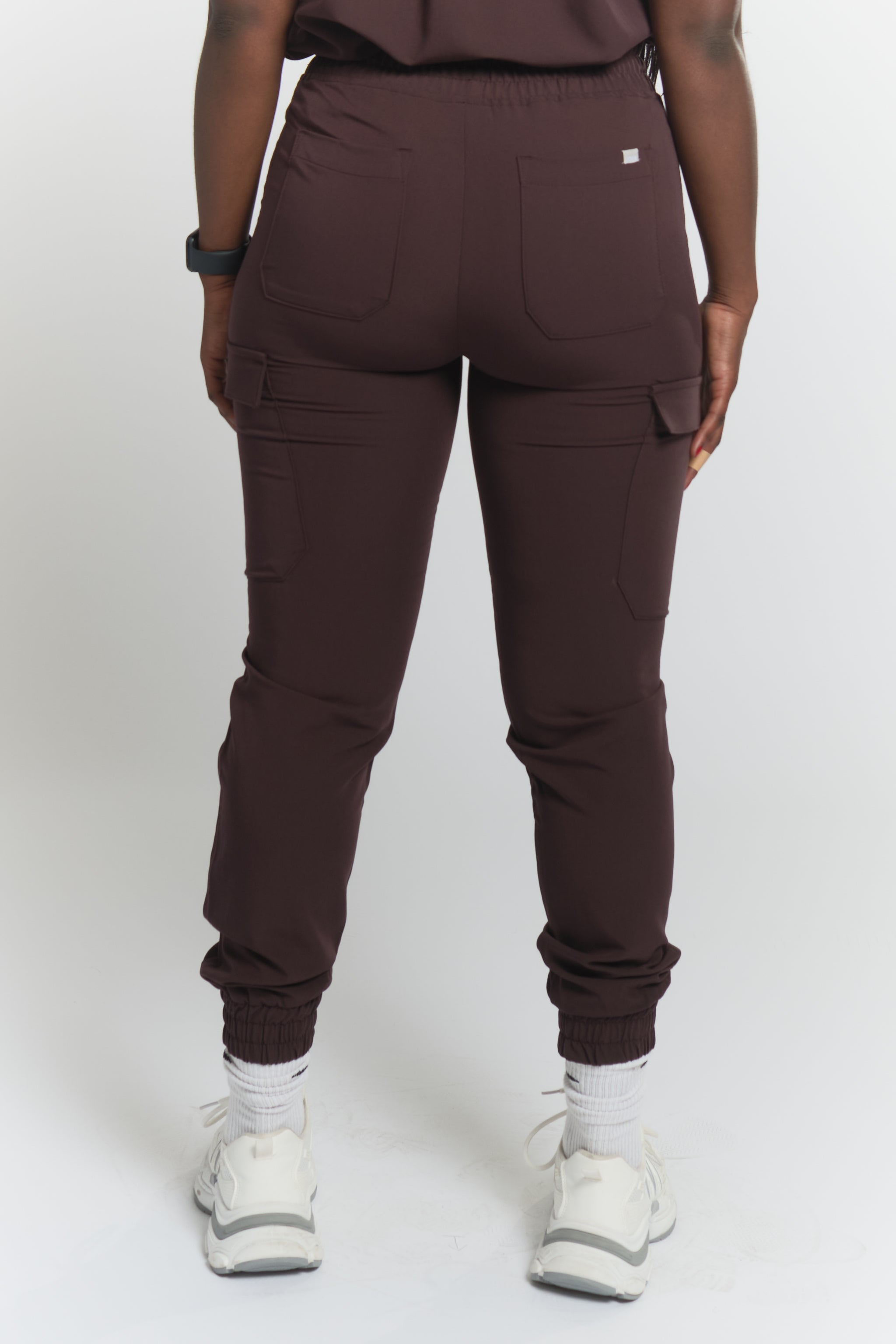 Lydia Jogger Scrub Pants - Espresso